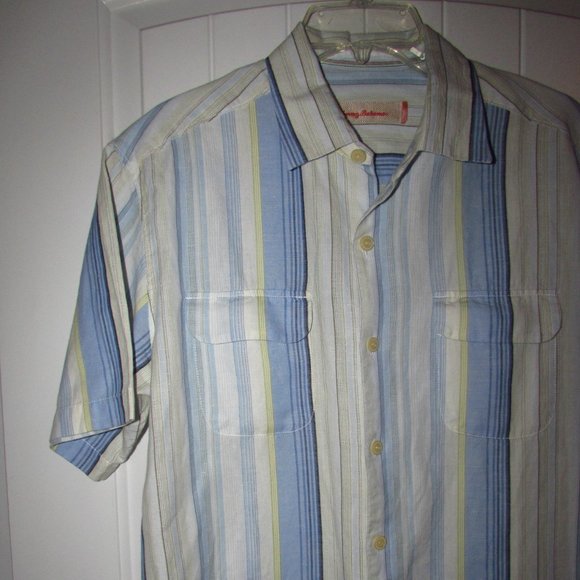 Tommy Bahama Short Sleeves Shirt Men's Medium - Picture 1 of 13